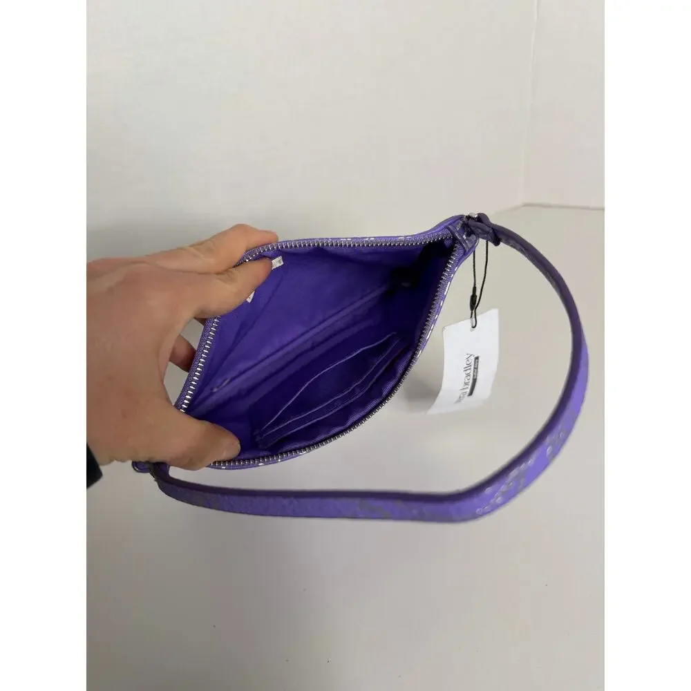 NEW Vera Bradley Faux Leather Essential Wristlet Dahlia Purple